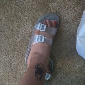 Cat and jack glitter slides